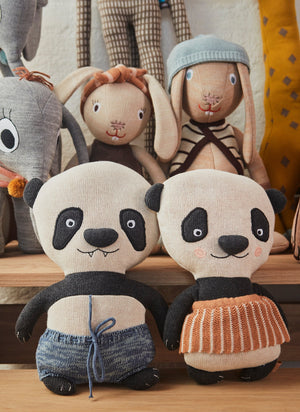 Panda Bear - Lun Lun - Multi Soft Toys OYOY 