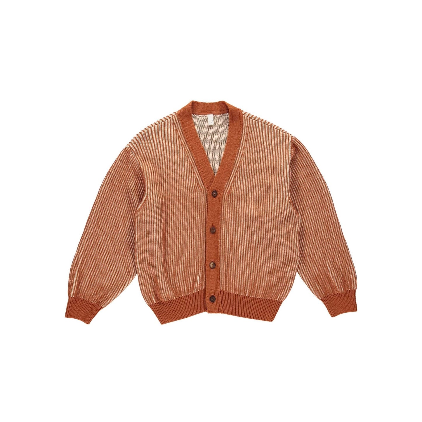 Copper Stripe Knit Cardigan Knitwear MonKind 