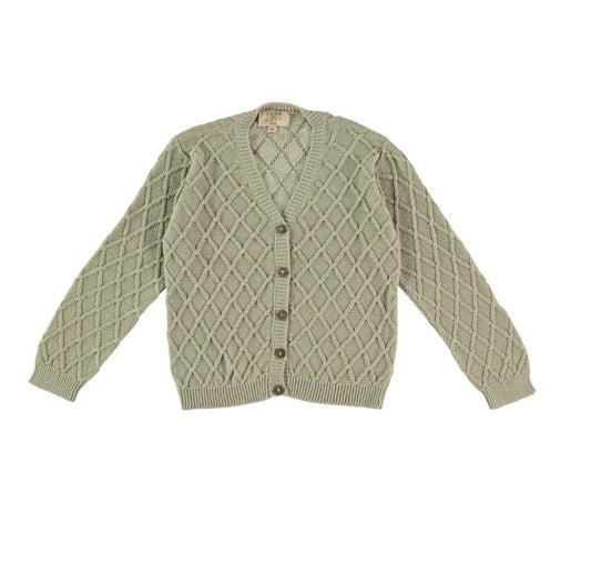 Green aven knitted cardigan Outwear Coco au lait 