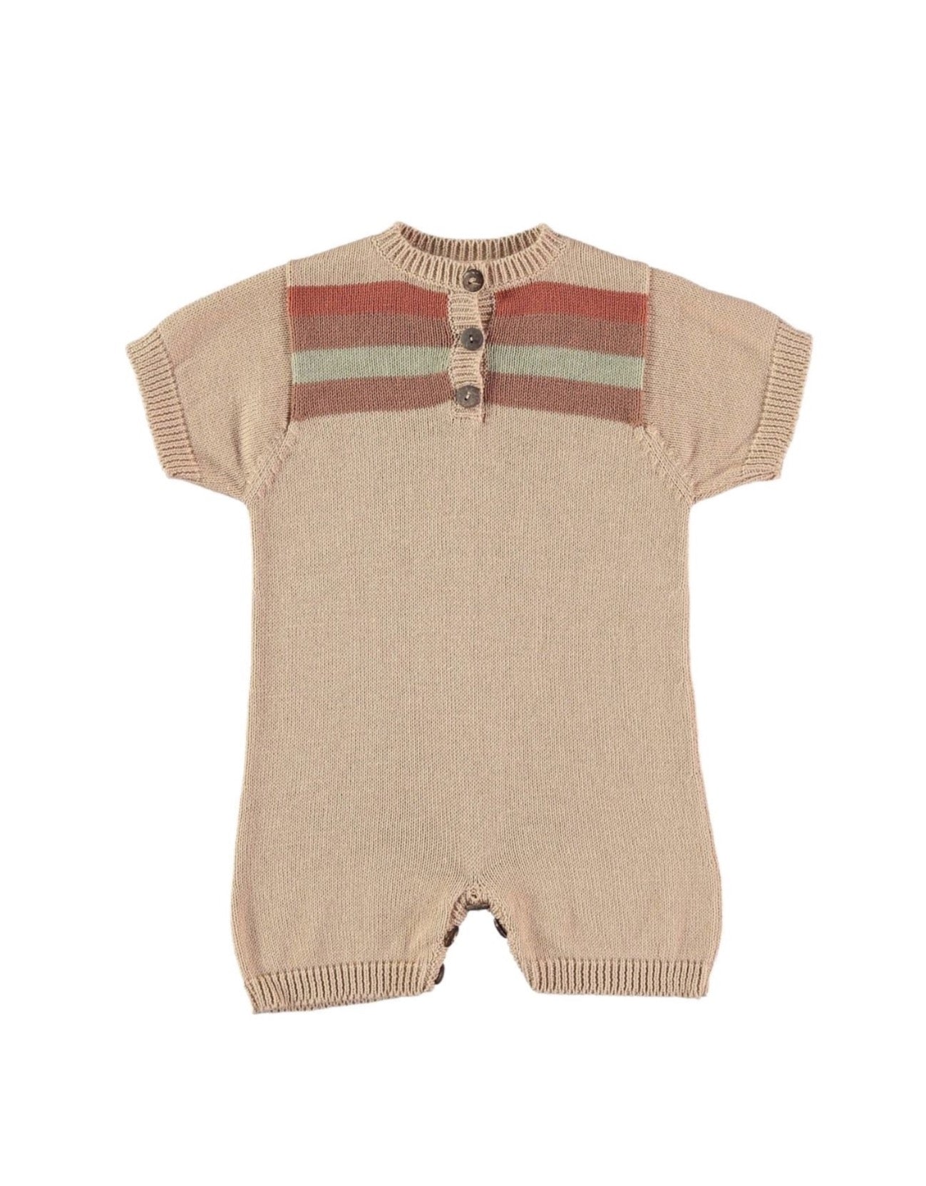 Knitted baby overalls Baby Grows Coco au lait 