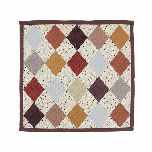 Quilted Aya Wall Rug - Large - Brown Wall decoration OYOY 