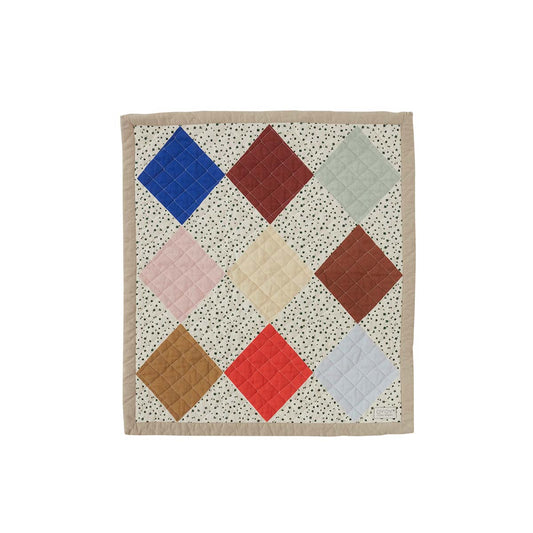 Quilted Aya Wall Rug - Small - Multi Wall decoration OYOY 