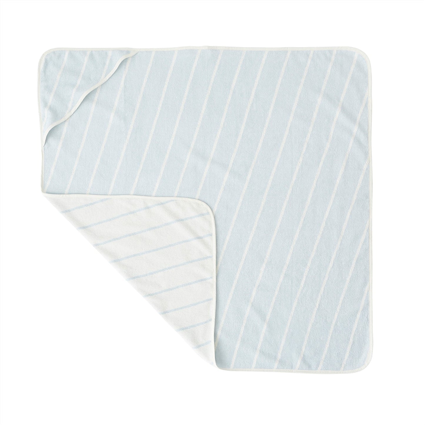 Raita Hooded Towel - Cloud / Ice Blue Towel OYOY 