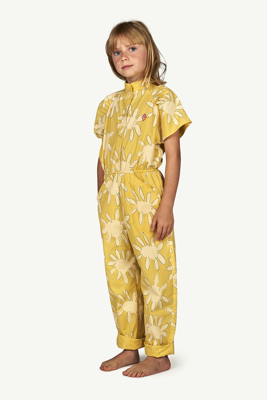 Grasshopper kids jumpsuit Yellow Jumpsuits The Animals Observatory 