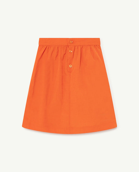 Bird kids skirt orange logo Skirts The Animals Observatory 