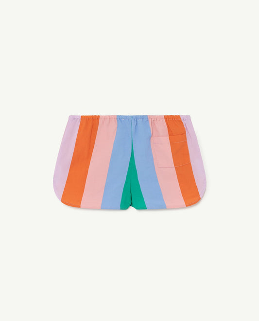 Clam kids pants lilac Stripes Trousers The Animals Observatory 