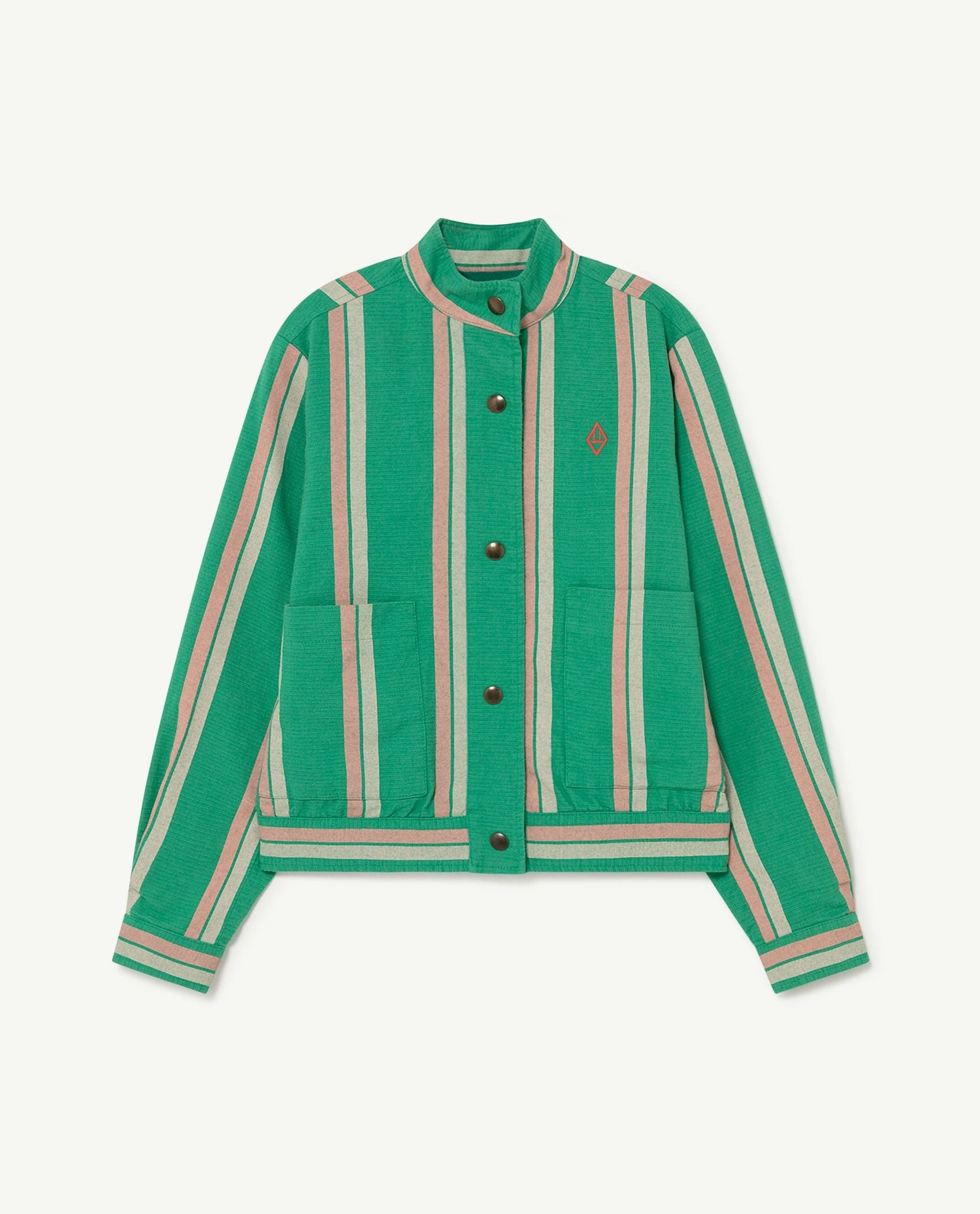 Tiger Jacket green Stripes Outerwear The Animals Observatory 