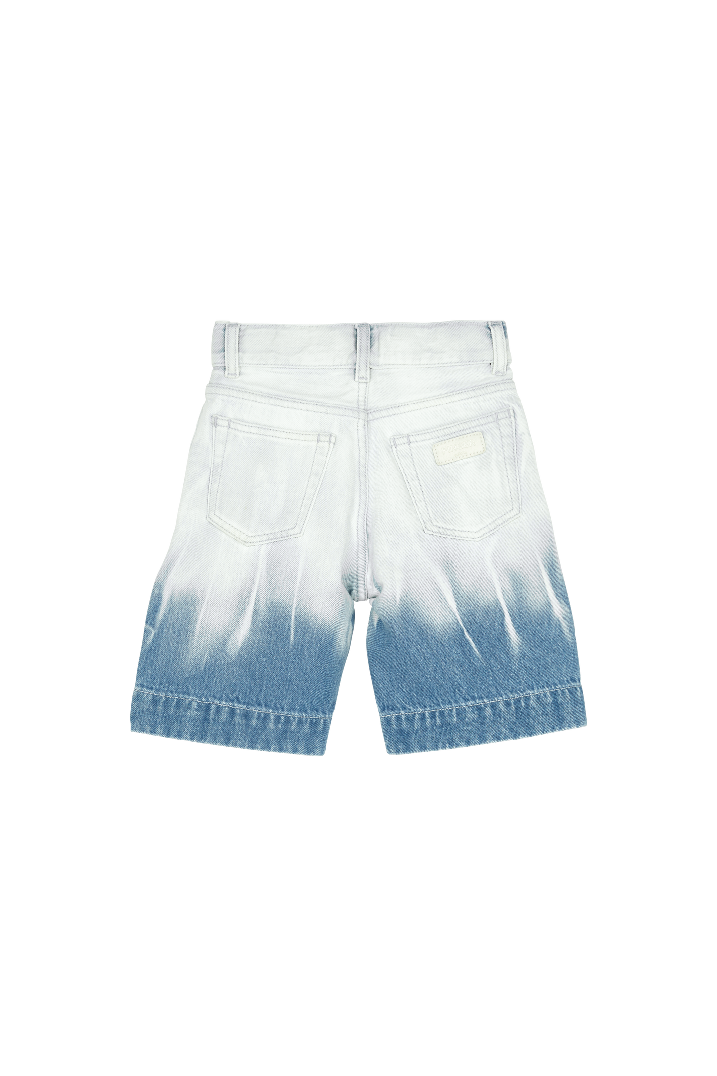 SALLY Bleached Blue Dip Dye - Large Bermuda Shorts