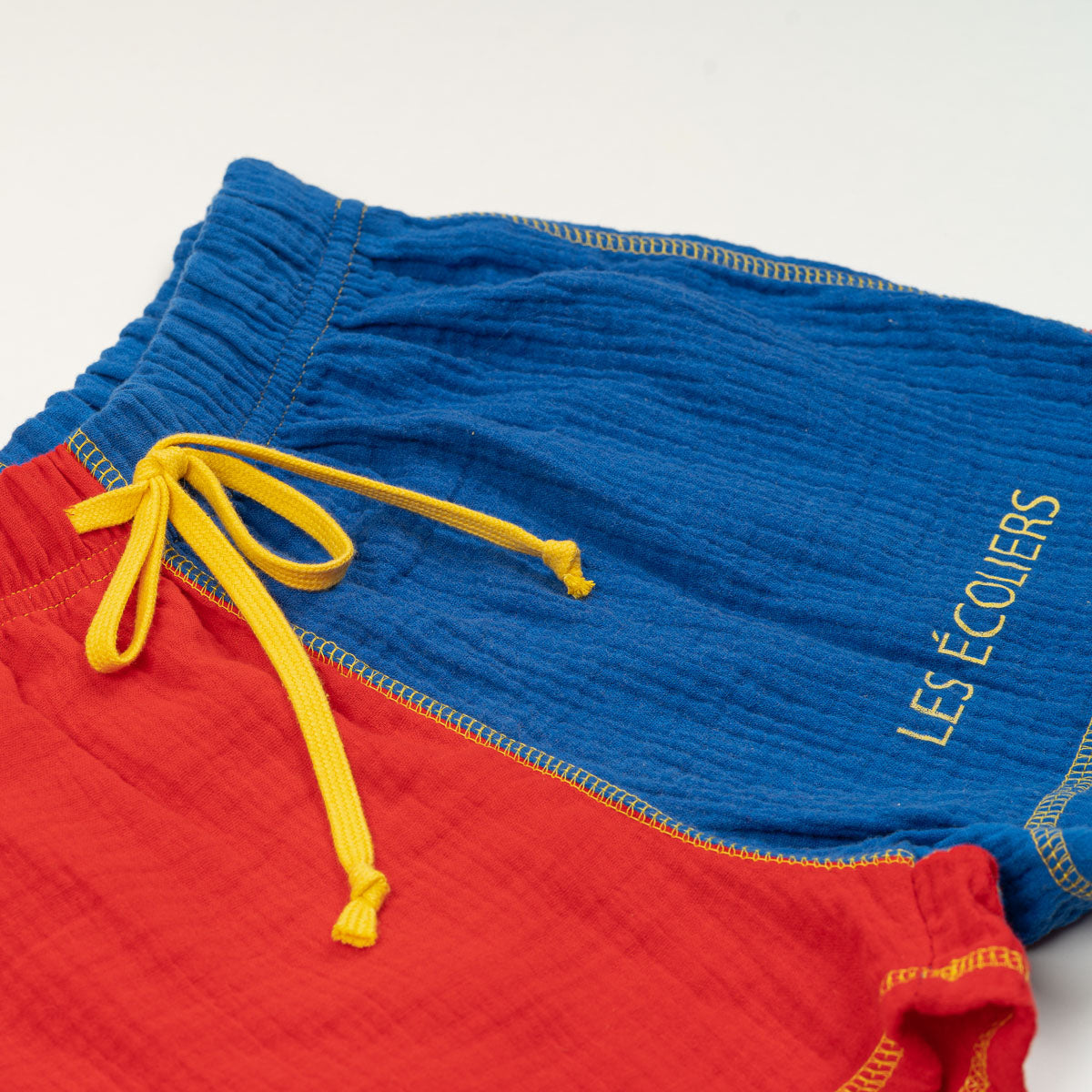 Retro T-Shirt/Shorts Set Tops Les Écoliers 