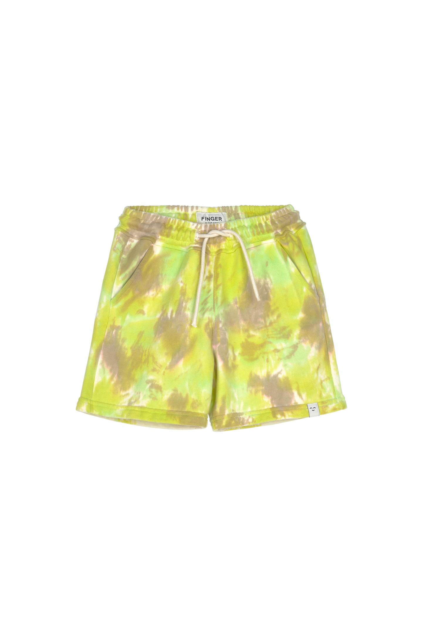 TRINITY Fluo Lime Camo - Elasticated Shorts | Women