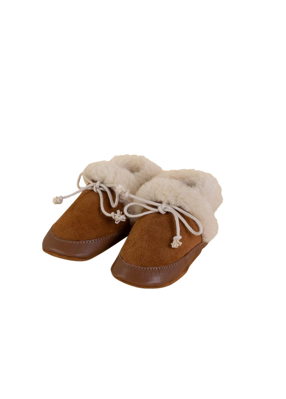 Brown Fuzzy Booties Shoes & Booties Dulis Shoes 