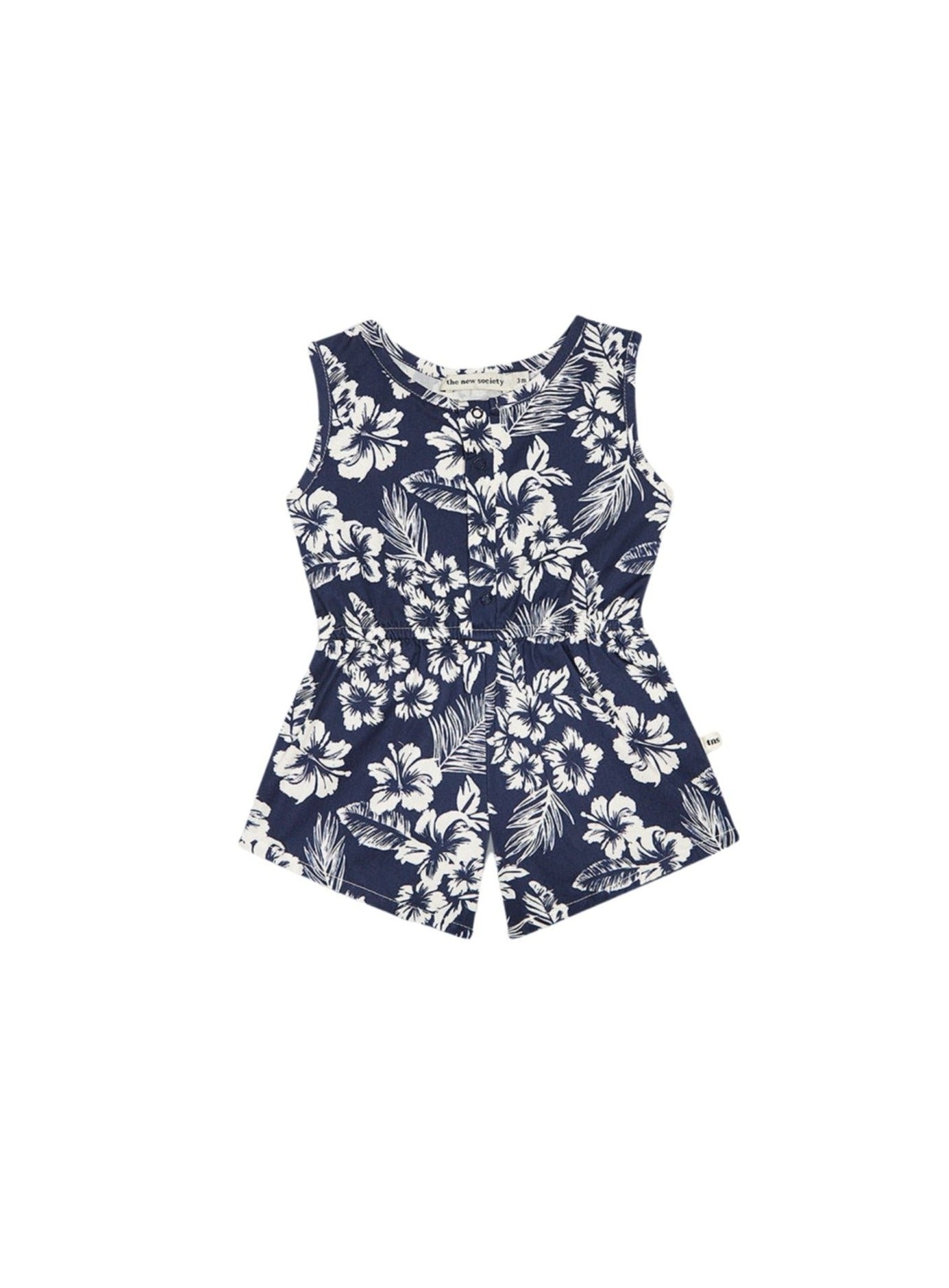 Hibiscus baby Romper Baby Grows The New Society 