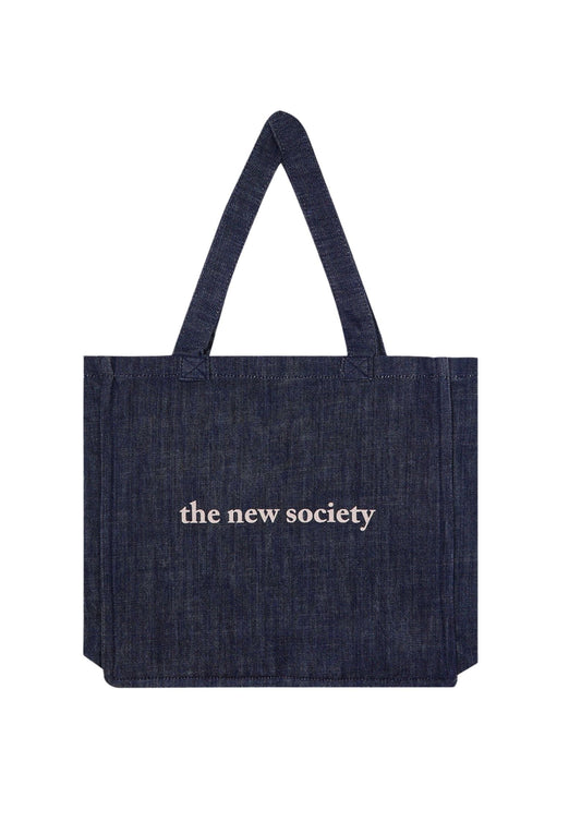 The New Society Bag Blue Denim Accessories The New Society 