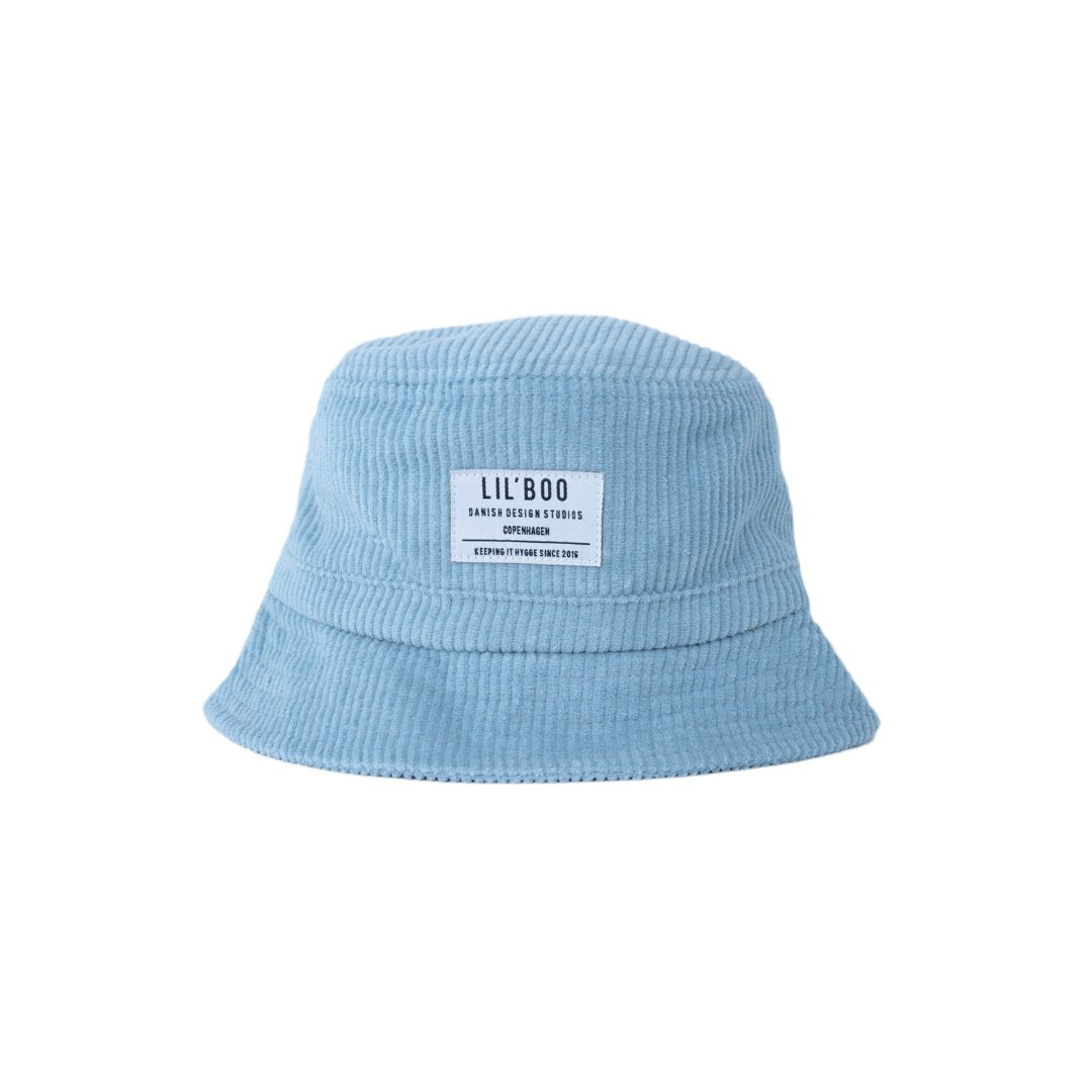 Corduroy Bucket Hat - Dusty Blue Accessories Lil' Boo 