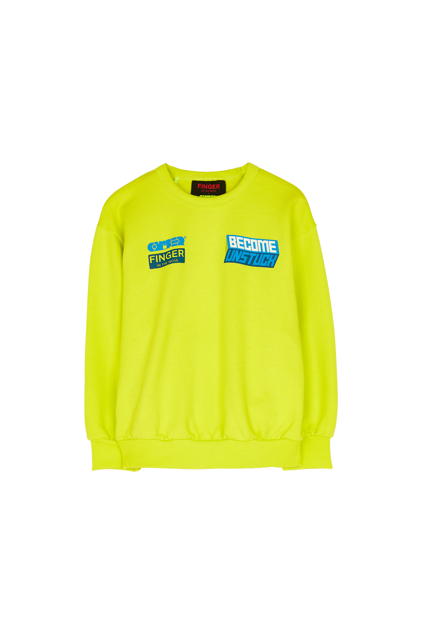 WAVE Fluo Lime Grow Up - Loose Sweater