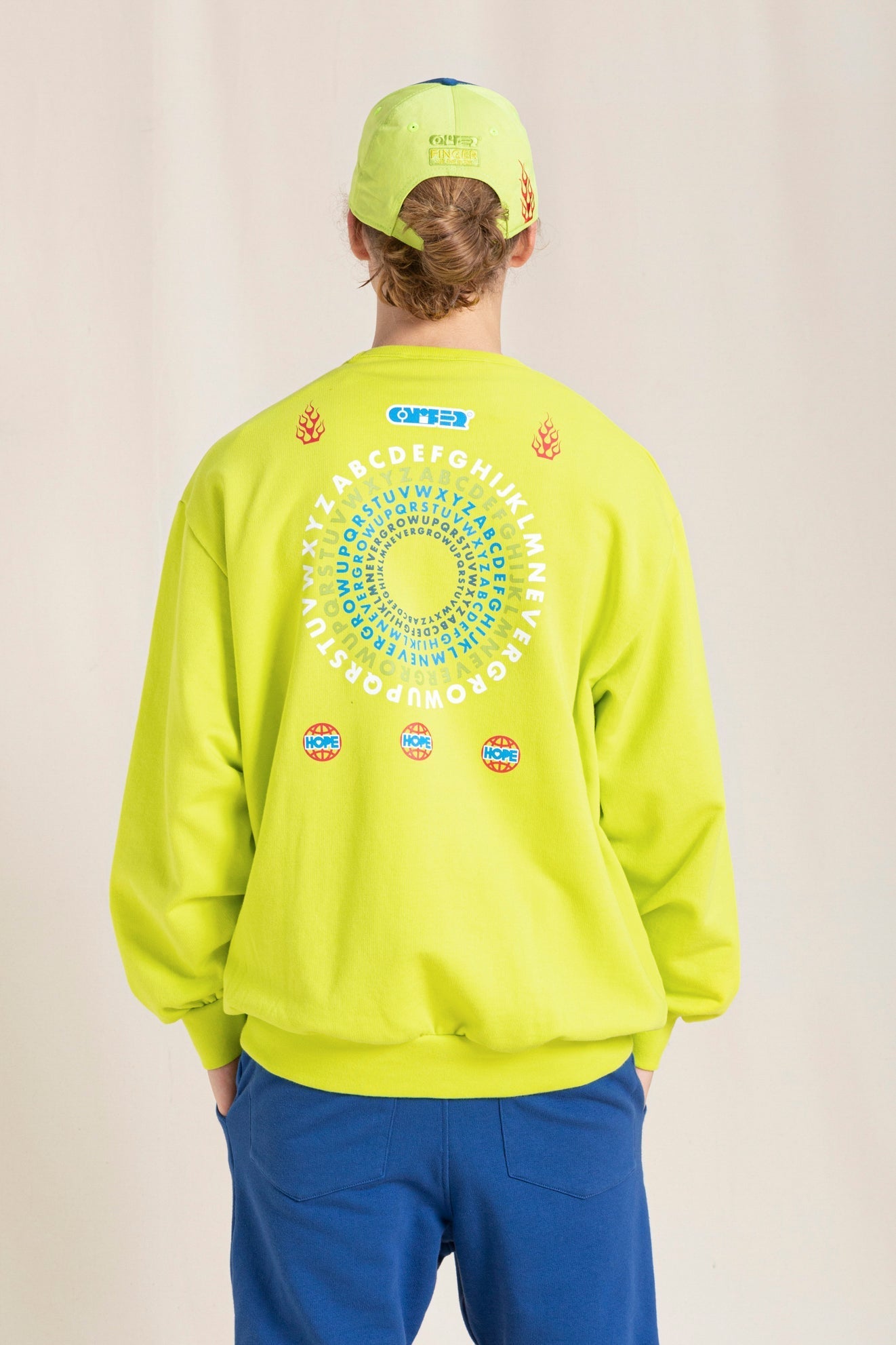 WAVE Fluo Lime Grow Up - Loose Sweater | Women