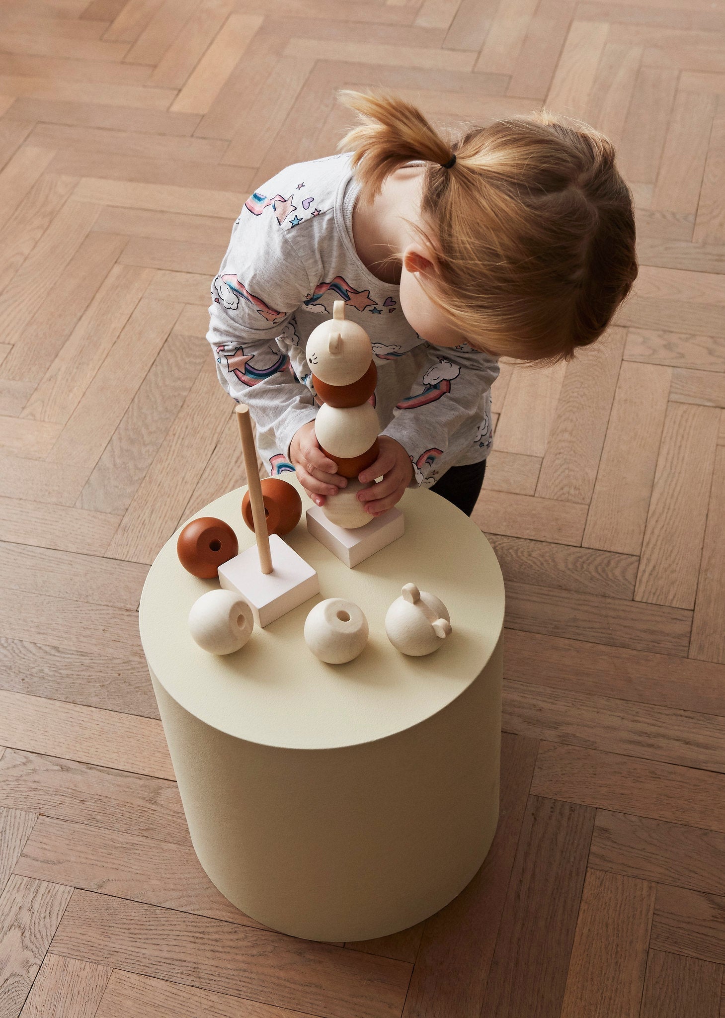 Wooden Stacking Lala - Nature Wooden Toy OYOY 
