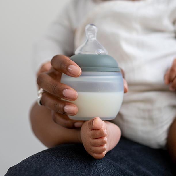 Khaki Baby Bottle- 150 ml Baby feeding Élhée 