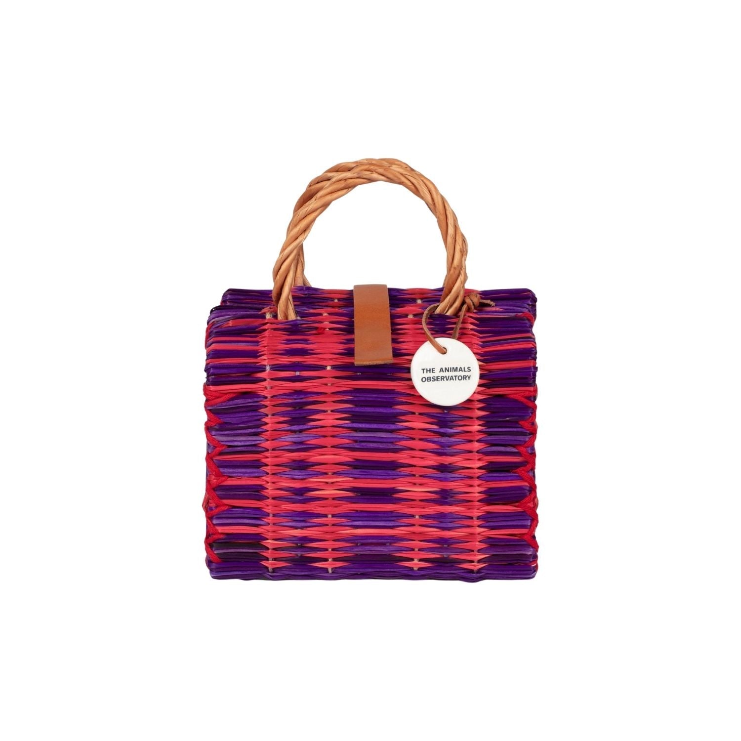 Mini Basket bag onesize bag purple Accessories The Animals Observatory 