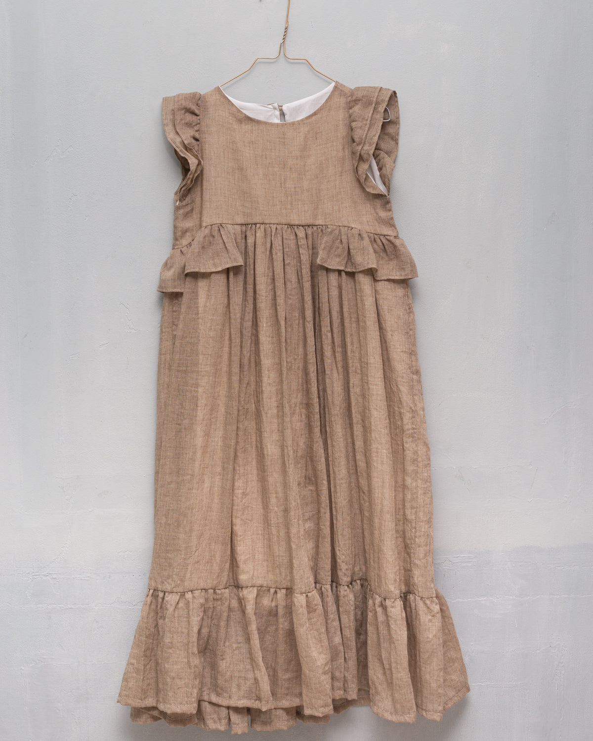 Kanon Long Dress Toffee Dresses Cosmosophie 