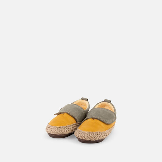 Mustard/Green Strap Espadrilles Shoes & Booties Dulis Shoes 