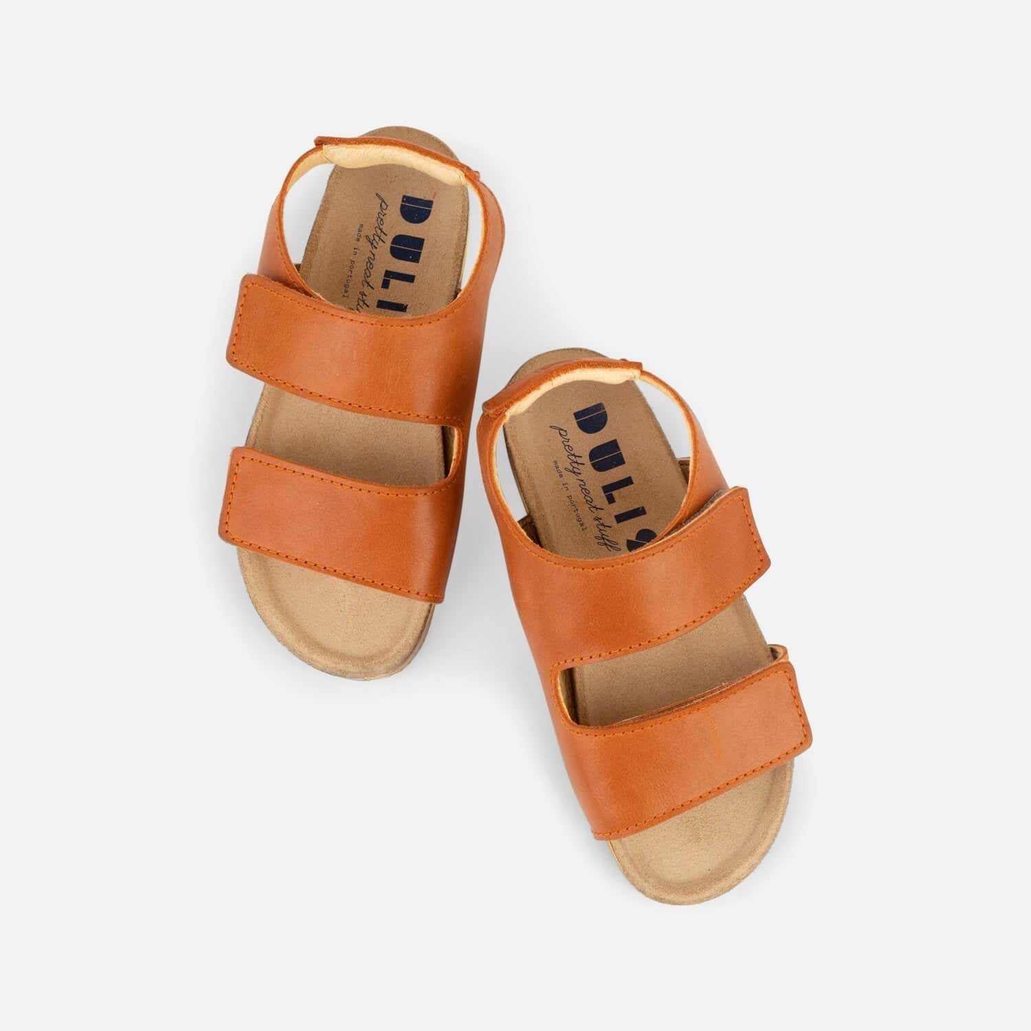 Orange D-Velcro Sandals Shoes Dulis Shoes 