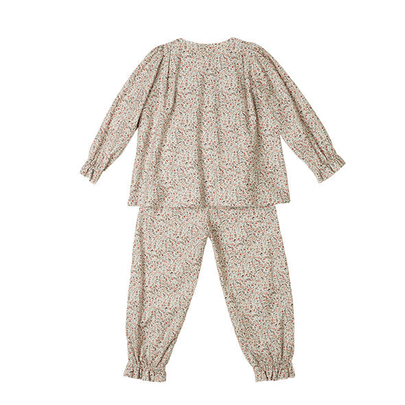 Pyjama Vice Flowers Pink-Blue Nightwear BabyChi 
