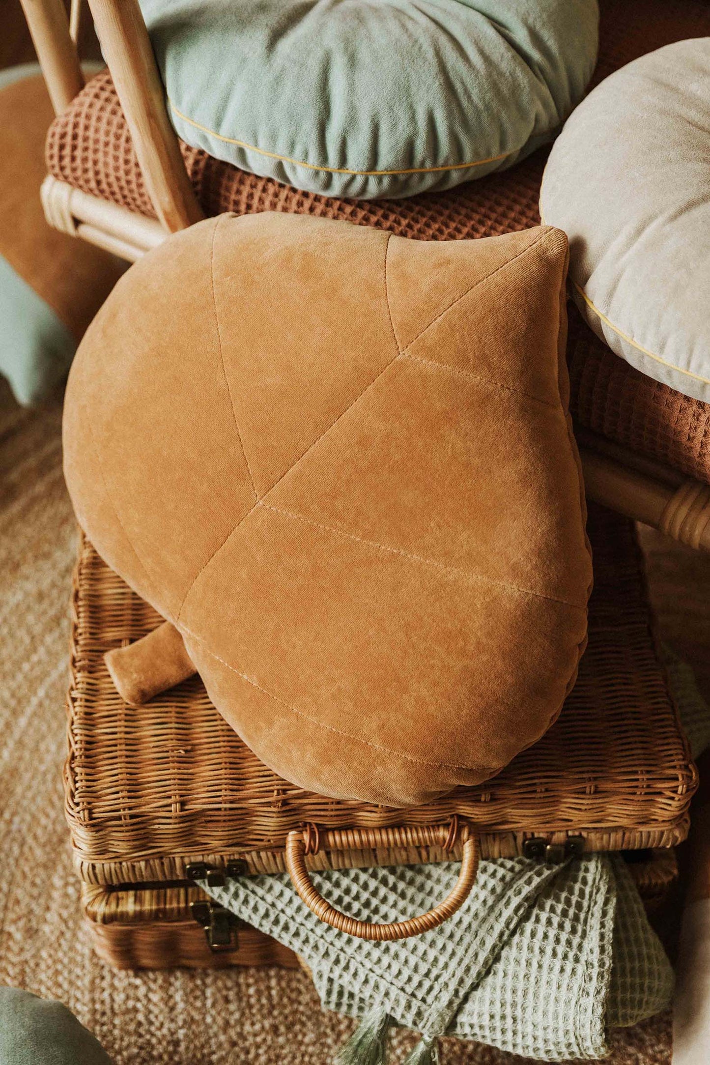 Caramel Leaf cushion Cushions Wigiwama 